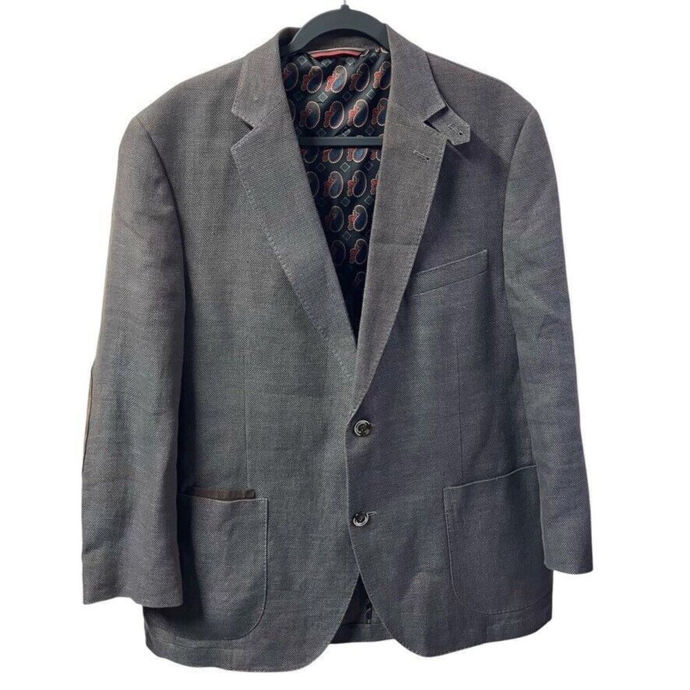 Kroon Bono 2‎ Men's 42R Single Breasted Blazer Jacket Lined Cotton
